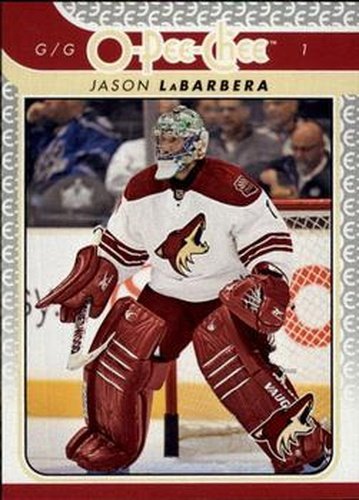 #649 Jason LaBarbera - Phoenix Coyotes - 2009-10 O-Pee-Chee Hockey