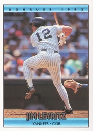 #649 Jim Leyritz - New York Yankees - 1992 Donruss Baseball