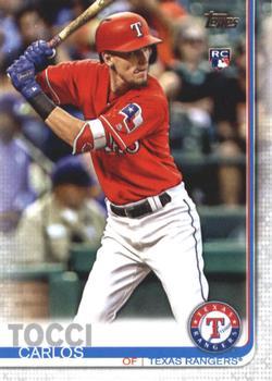 #649 Carlos Tocci - Texas Rangers - 2019 Topps Baseball