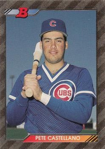#649 Pete Castellano - Chicago Cubs - 1992 Bowman Baseball