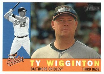 #649 Ty Wigginton - Baltimore Orioles - 2009 Topps Heritage Baseball