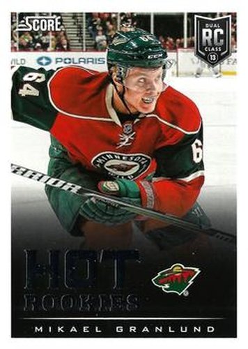#649 Mikael Granlund - Minnesota Wild - 2013-14 Score Hockey