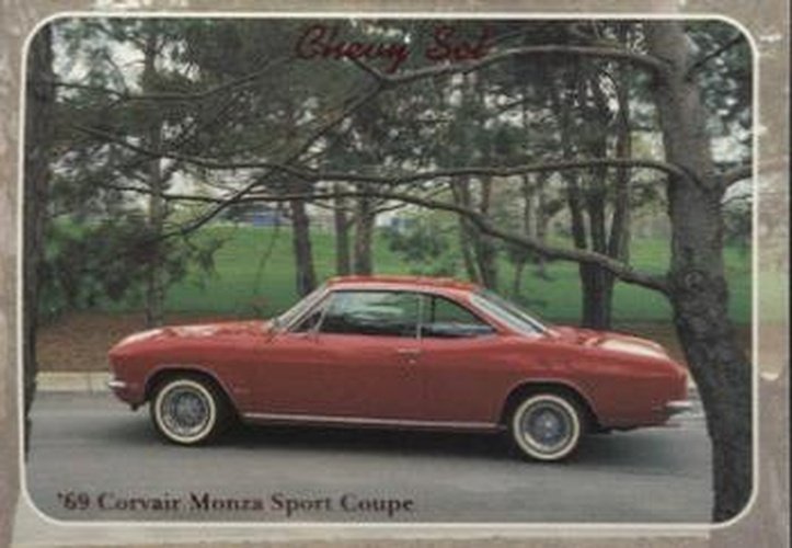 #64 69 Corvair Monza Sport Coupe - 1992 Collect-A-Card Chevy