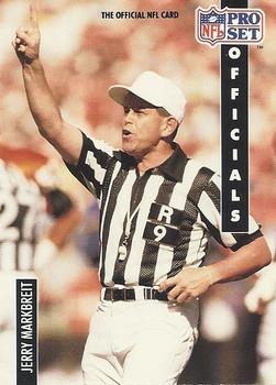 #364 Jerry Markbreit - - 1991 Pro Set Football