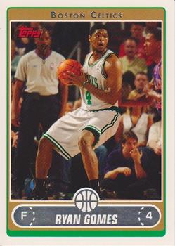 #64 Ryan Gomes - Boston Celtics - 2006-07 Topps Basketball