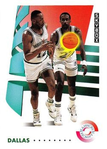 #464 Derek Harper / Rolando Blackman - Dallas Mavericks - 1991-92 SkyBox Basketball