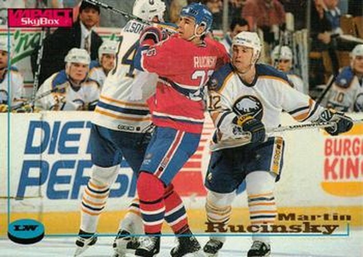 #64 Martin Rucinsky - Montreal Canadiens - 1996-97 SkyBox Impact Hockey