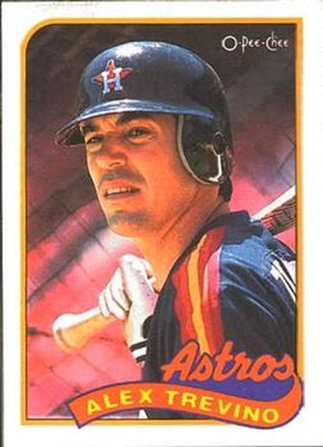 #64 Alex Trevino - Houston Astros - 1989 O-Pee-Chee Baseball