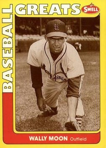 #64 Wally Moon - St. Louis Cardinals - 1991 Swell Baseball Greats