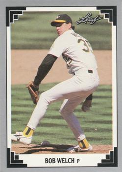 #64 Bob Welch - Oakland Athletics - 1991 Leaf Baseball