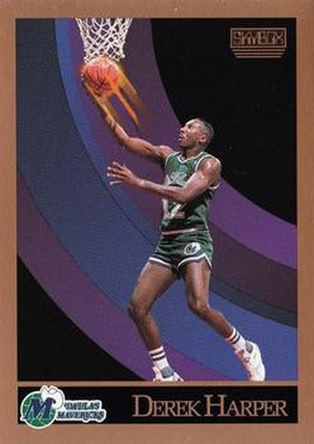 #64 Derek Harper - Dallas Mavericks - 1990-91 SkyBox Basketball