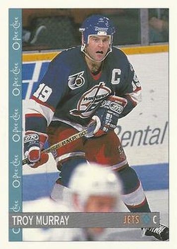 #64 Troy Murray - Winnipeg Jets - 1992-93 O-Pee-Chee Hockey