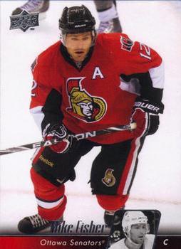 #64 Mike Fisher - Ottawa Senators - 2010-11 Upper Deck Hockey