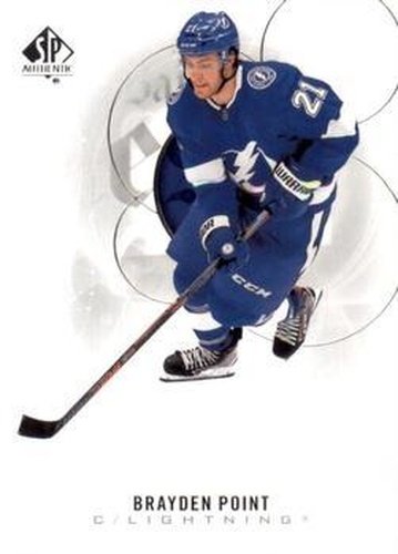 #64 Brayden Point - Tampa Bay Lightning - 2020-21 SP Authentic Hockey