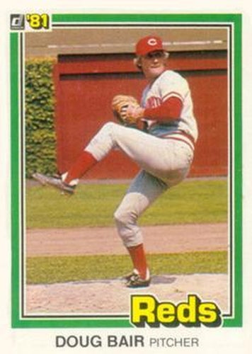 #64 Doug Bair - Cincinnati Reds - 1981 Donruss Baseball