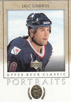 #64 Eric Lindros - New York Rangers - 2002-03 Upper Deck Classic Portraits Hockey