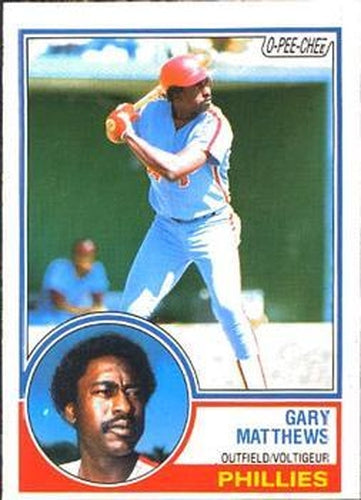 #64 Gary Matthews - Philadelphia Phillies - 1983 O-Pee-Chee Baseball