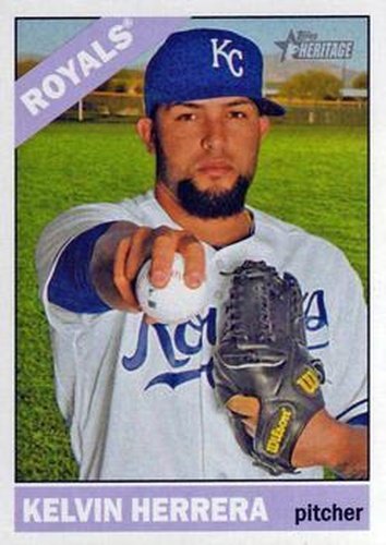 #64 Kelvin Herrera - Kansas City Royals - 2015 Topps Heritage Baseball