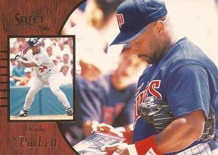 #64 Kirby Puckett - Minnesota Twins - 1996 Select Baseball