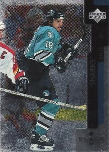 #64 Mike Ricci - San Jose Sharks - 1997-98 Upper Deck Black Diamond Hockey