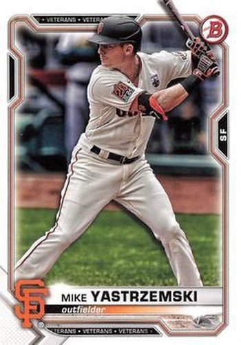 #64 Mike Yastrzemski - San Francisco Giants - 2021 Bowman Baseball