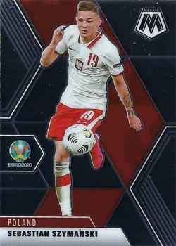 #64 Sebastian Szymanski - Poland - 2021 Panini Mosaic UEFA EURO Soccer