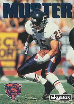 #64 Brad Muster - Chicago Bears - 1992 SkyBox Impact Football