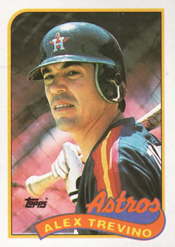 #64 Alex Trevino - Houston Astros - 1989 Topps Baseball