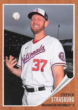 #64 Stephen Strasburg - Washington Nationals - 2021 Topps Archives Baseball