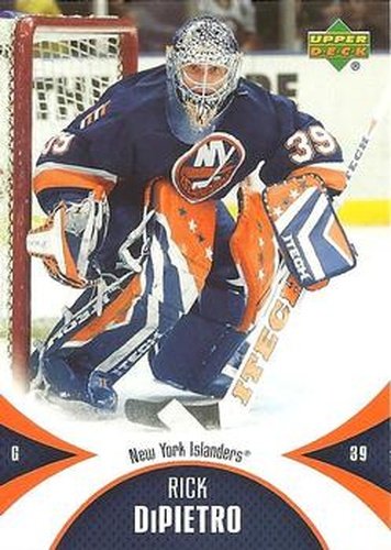 #64 Rick DiPietro - New York Islanders - 2006-07 Upper Deck Mini Jersey Hockey