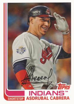 #64 Asdrubal Cabrera - Cleveland Indians - 2013 Topps Archives Baseball