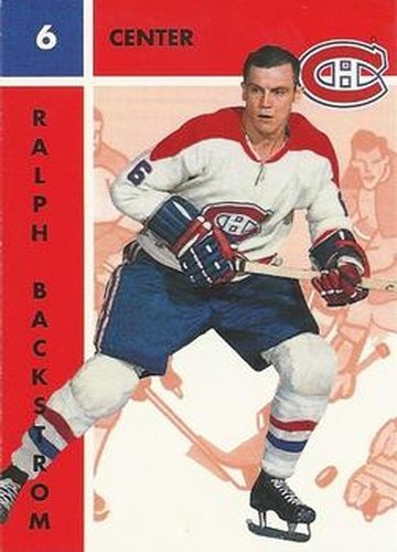 #64 Ralph Backstrom - Montreal Canadiens - 1995-96 Parkhurst 1966-67 Hockey