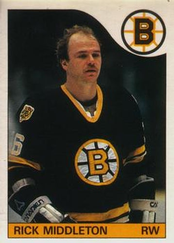 #64 Rick Middleton - Boston Bruins - 1985-86 O-Pee-Chee Hockey