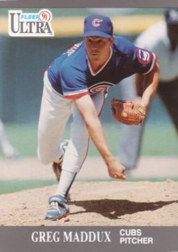 #64 Greg Maddux - Chicago Cubs - 1991 Ultra Baseball