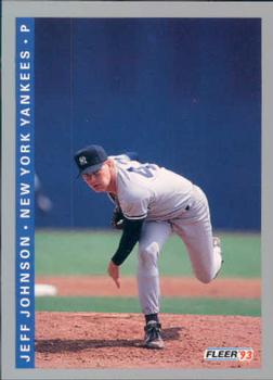 #650 Jeff Johnson - New York Yankees - 1993 Fleer Baseball