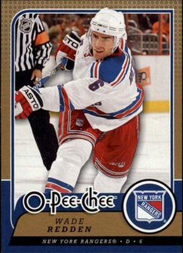 #650 Wade Redden - New York Rangers - 2008-09 O-Pee-Chee Hockey
