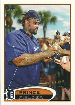 #650 Prince Fielder - Detroit Tigers - 2012 Topps Baseball