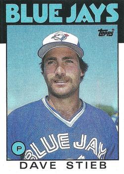 #650 Dave Stieb - Toronto Blue Jays - 1986 Topps Baseball
