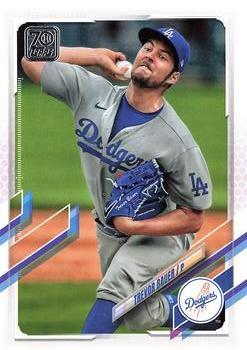 #650 Trevor Bauer - Los Angeles Dodgers - 2021 Topps Baseball