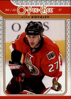 #651 Alex Kovalev - Ottawa Senators - 2009-10 O-Pee-Chee Hockey