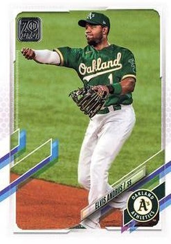 #651 Elvis Andrus - Oakland Athletics - 2021 Topps Baseball