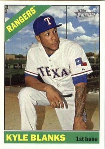 #651 Kyle Blanks - Texas Rangers - 2015 Topps Heritage Baseball