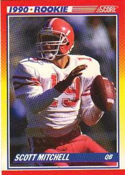 #651 Scott Mitchell - Utah Utes / Miami Dolphins - 1990 Score Football