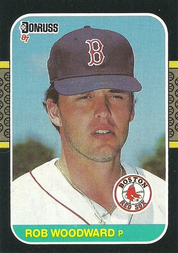 #652 Rob Woodward - Boston Red Sox - 1987 Donruss Baseball