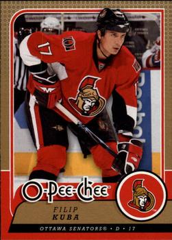 #652 Filip Kuba - Ottawa Senators - 2008-09 O-Pee-Chee Hockey