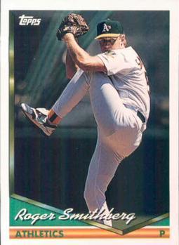 #652 Roger Smithberg - Oakland Athletics - 1994 Topps Baseball