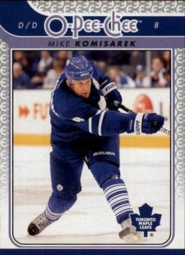 #654 Mike Komisarek - Toronto Maple Leafs - 2009-10 O-Pee-Chee Hockey