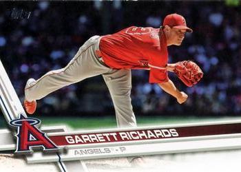 #655 Garrett Richards - Los Angeles Angels - 2017 Topps Baseball