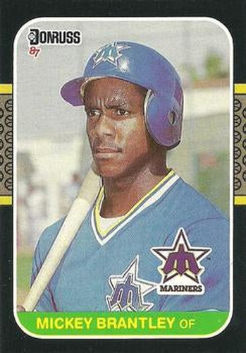 #656 Mickey Brantley - Seattle Mariners - 1987 Donruss Baseball