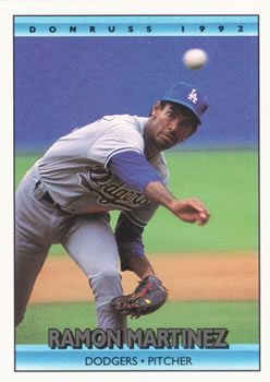 #656 Ramon Martinez - Los Angeles Dodgers - 1992 Donruss Baseball